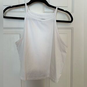 torrid White High-neck Tank